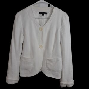 Lafayette 148 New York White Blazer